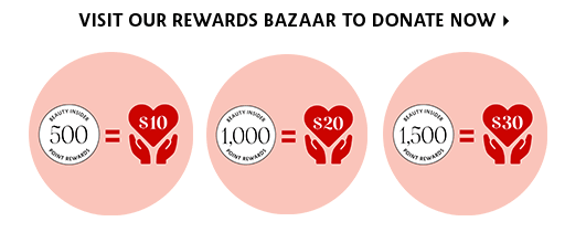 Sephora's Rewards Bazaar expanded in June 2020, allowing customers to spend their Beauty Insider points on dollar donations to a number of charities and nonprofit organizations. 500 points equals a $10 donation, 1,000 points equals a $20 donation, and 1,500 points equals a $30 donation.