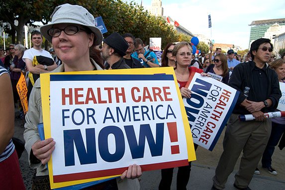 Health Care for America Now march