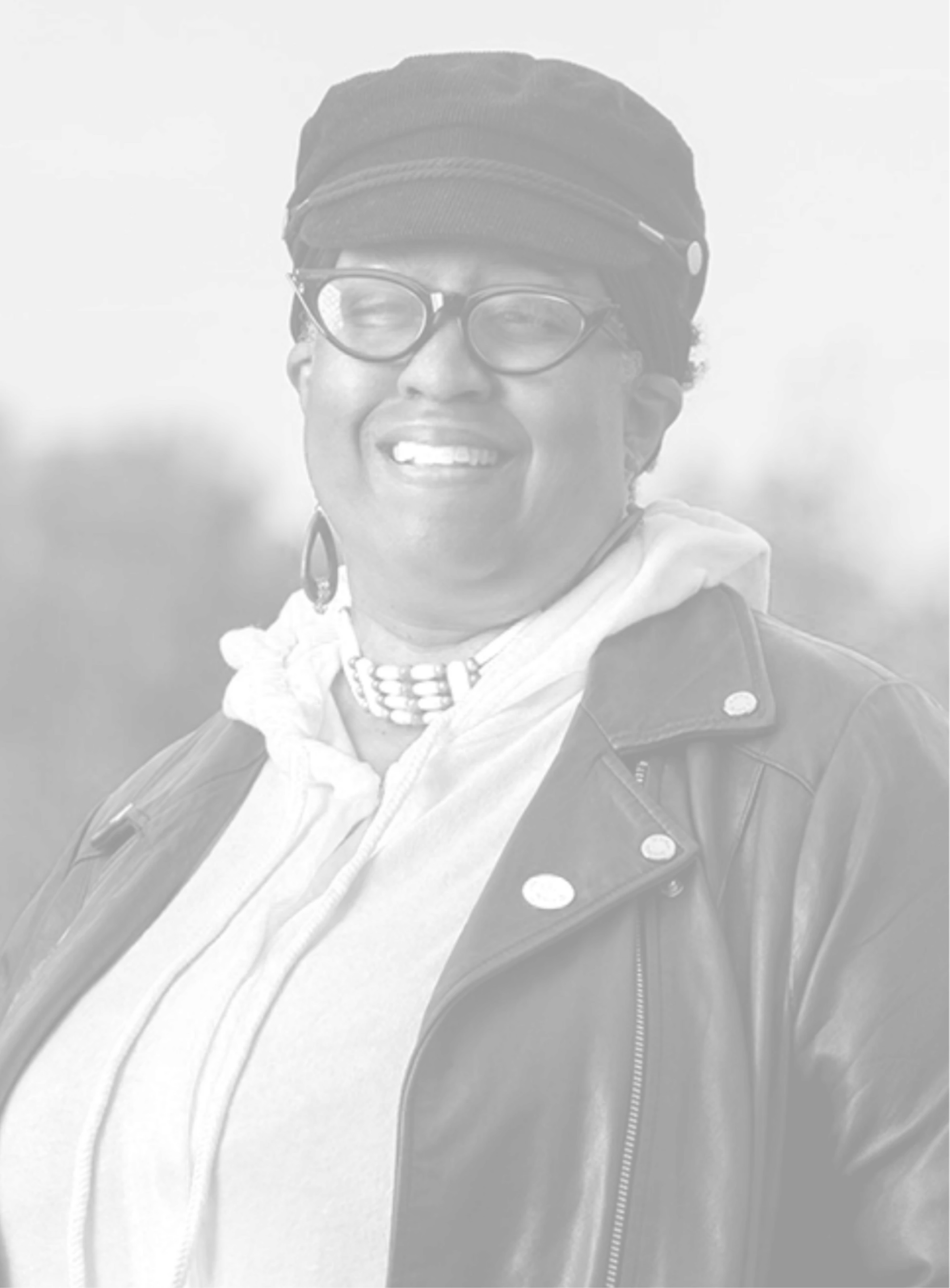 black and white headshot of Jacqueline Patterson