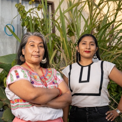 Two staff members from Comunidades Indigenas en Liderazgo.