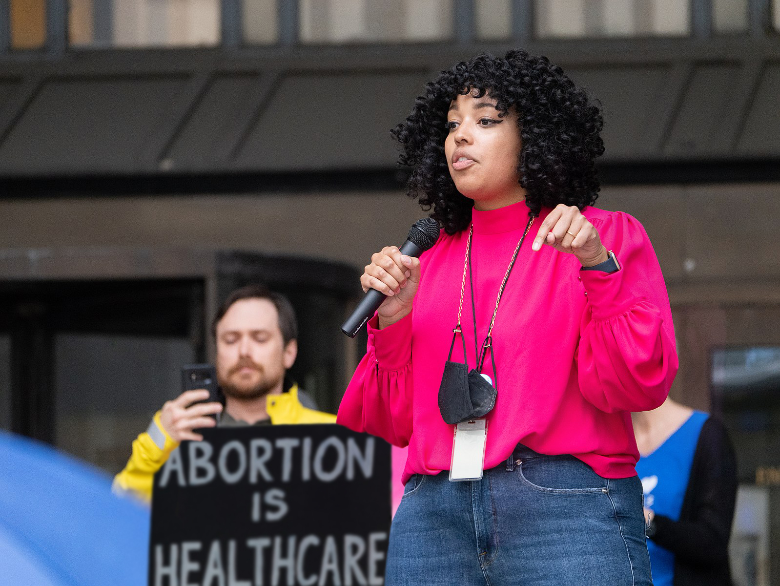reproductive justice 01 rally speaker
